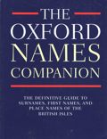 Cover of the Oxford Names Companion